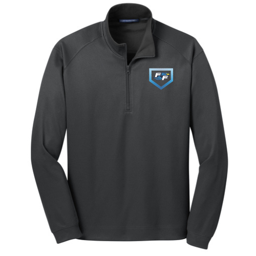 Texture Long Sleeve 1/4 Zip Pullover