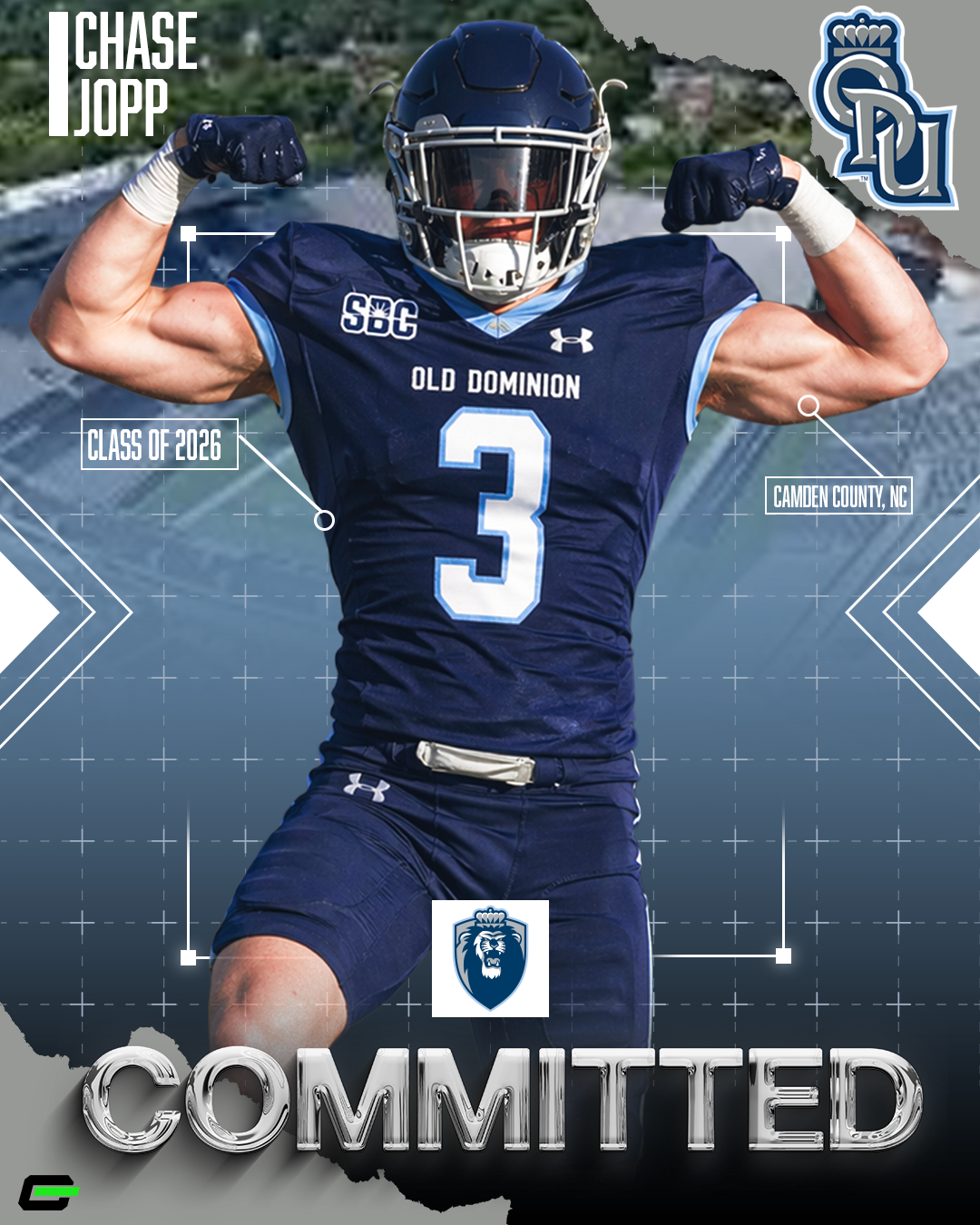 Chase Jopp Receives Only One Division Offer Signing With Old Dominion Friday At Camden County High