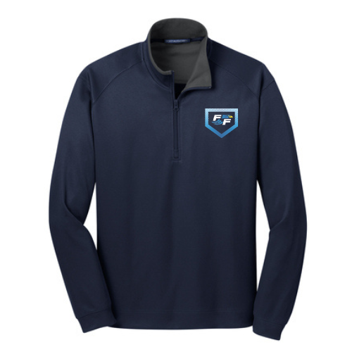Texture Long Sleeve 1/4 Zip Pullover