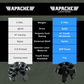 LIGHT Apache Football Helmet