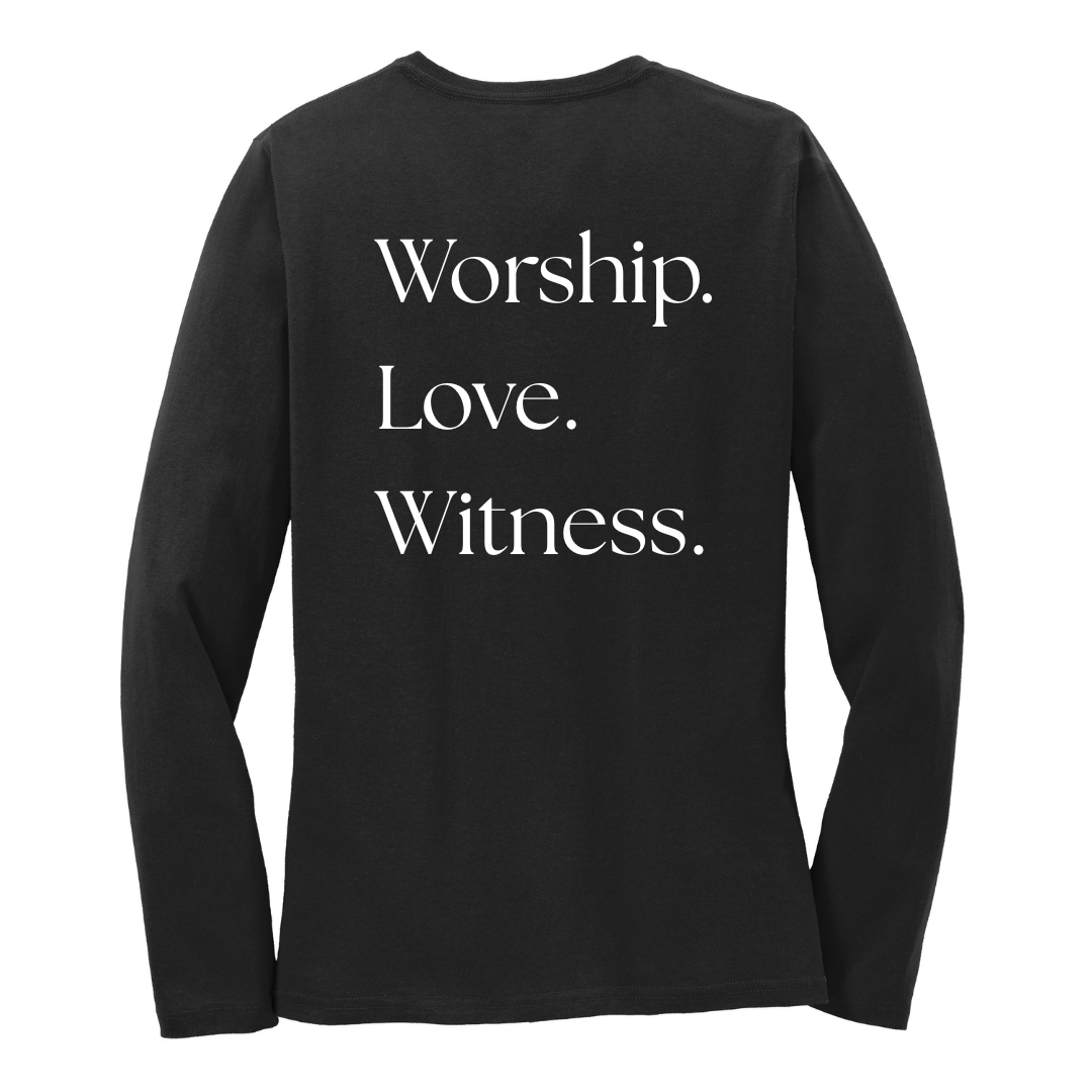Women's Long Sleeve Blended T-shirt