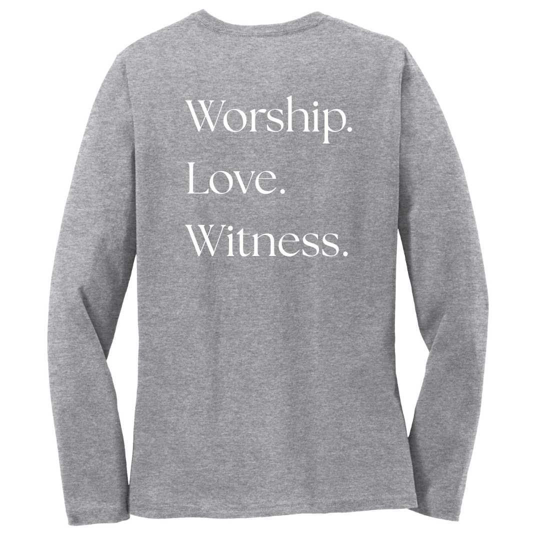Women's Long Sleeve Blended T-shirt