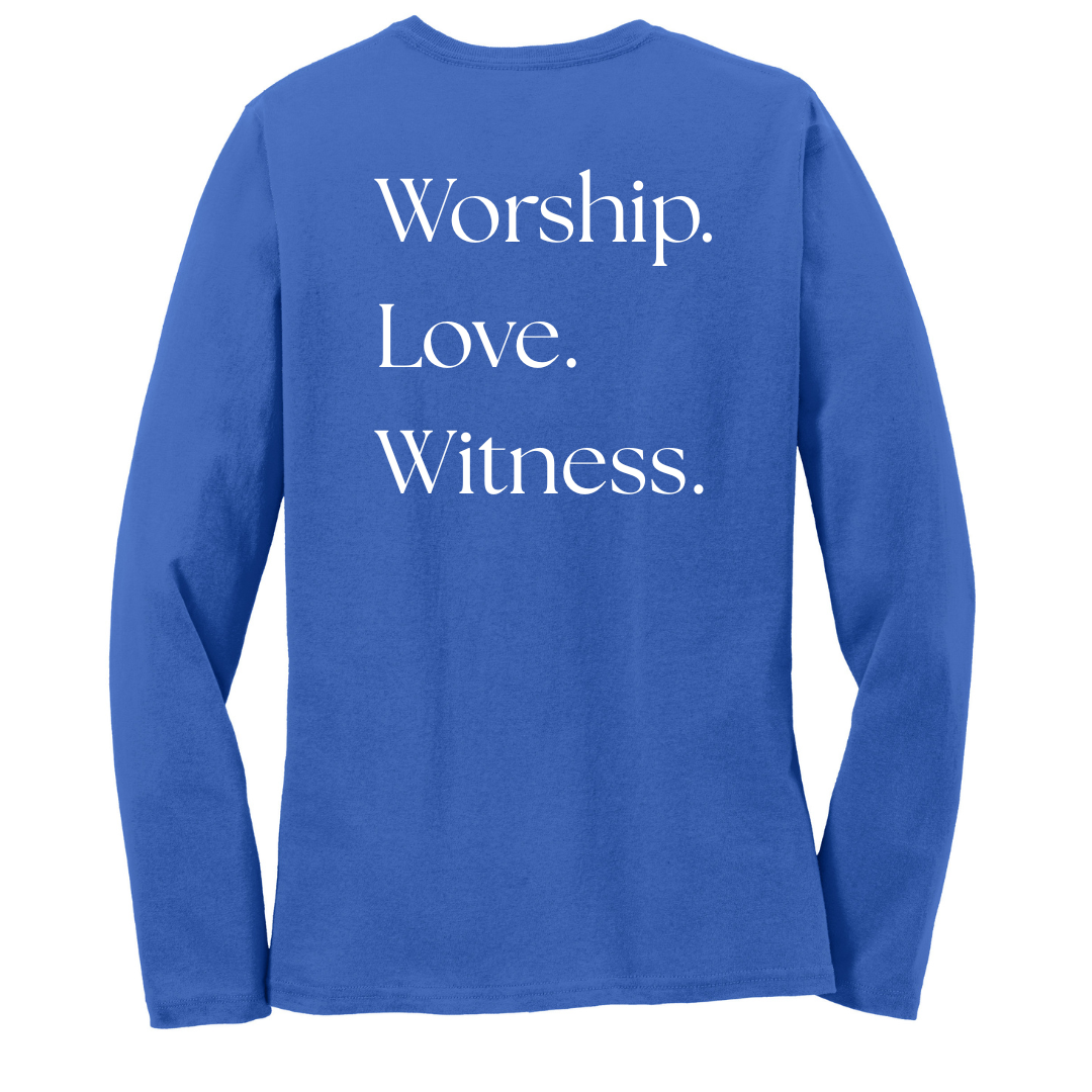 Women's Long Sleeve Blended T-shirt