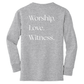 Youth Long Sleeve Cotton T-Shirt