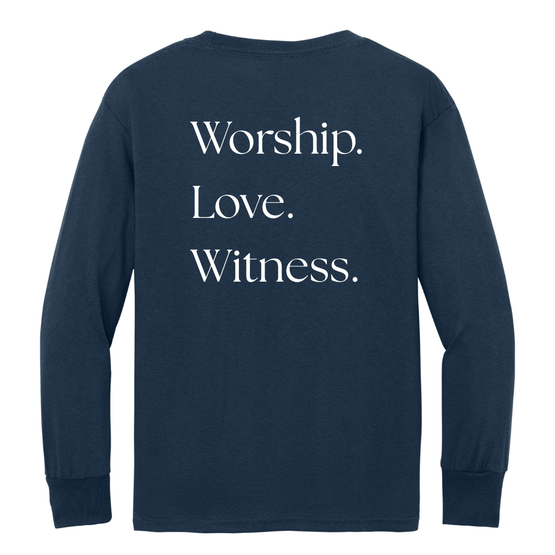 Youth Long Sleeve Cotton T-Shirt