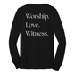 Long Sleeve Blended T-shirt