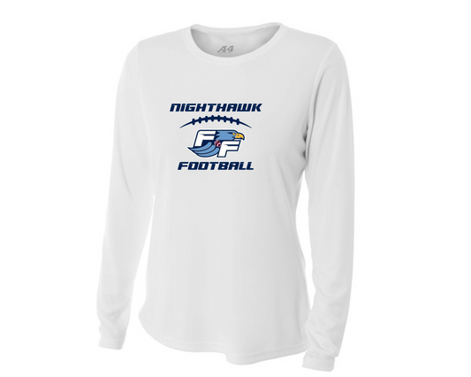 Ladies Cooling Performance Long Sleeve T-shirt (Dri-FIT)