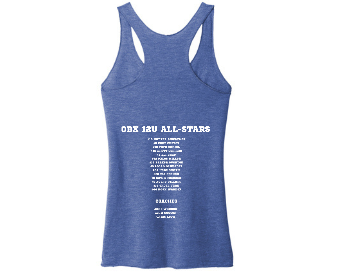 Ladies Racerback Tri-Blend Tank Top (Next Level Apparel)